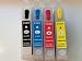 Empty set of Inkrefillable brand T124120-BCS T124 124 refillable ink cartridges for stylus NX125 NX127 NX130 NX230 NX420 workforce 320 323 325 435 AIO