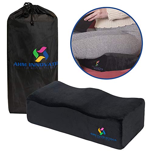 AHMTMPost Butt Lift Recovery BBL Pillow - Unique 3 Layer Design After Brazilian Butt Lift Surgery Butt Pillow With Bamboo - Super Soft & Comfy Support For Office Chair, Car, Airplane, Restaurant, Train