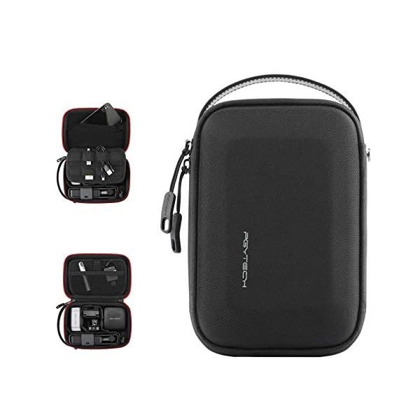 PGYTECH Mini Tragetasche für Gopro Hero 11/10/9/8/7 und DJI OSMO 3 Taschenzubehör, multifunktionale Fototasche 192 x 140…