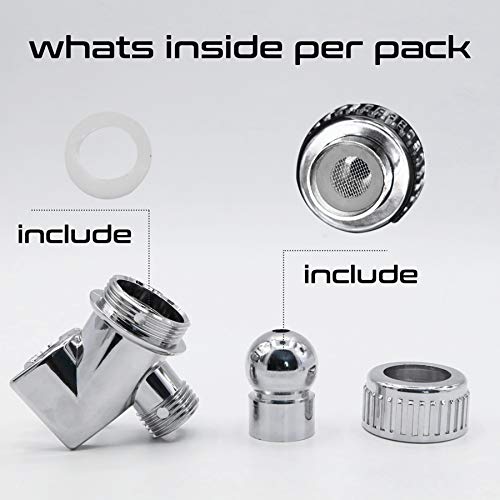 Sugelary Shower Head Holder Adjustable Universal for Handheld Shower Head Shower Arm Mount Polished Chrome (1)