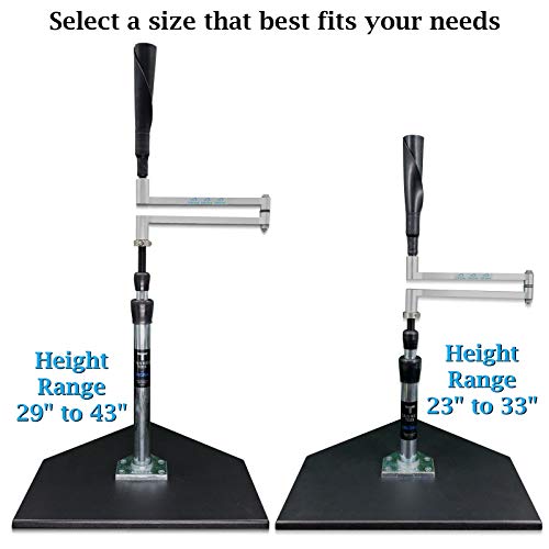 POROPL Infinitee/Tanner Traditional Hitting Tee Combo Infinite Position Batting Tee for