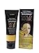 Gold Mask 24k Gold Collagen Peel Off Deep Cleansing Anti-Wrinkle Brightening Moisturizing Facial Nose Mask Pore-Clogging Dirt Remover Regulating Excess Oil Tightening Up Skin (120 ml) BRUSH KIT