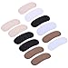 COSMOS 6 Pairs Self Adhesive Back Heel Grip, Soft Heel Cushion Protector, Abrasion & Blister Resistant, 3 Different Colors