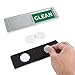 Nano Shield Dishwasher Magnet Clean Dirty Sign, 2021 New Design Decorative Dishwasheer Indicator Slidee Reminder with Sticky Tab Adhesion, Slide Signs Cool Kitchen Gadgets - White