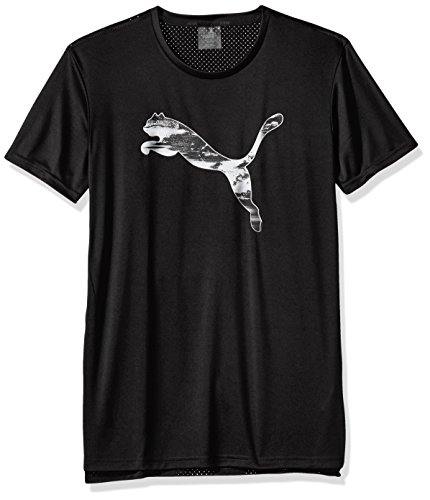 Puma men s energy cat t-shirt, black, m