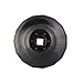 Steelman 90mm x 15 Flute Oil Filter Cap Wrench, 3/8-inch Drive, Low-Profile Design for Confined Space