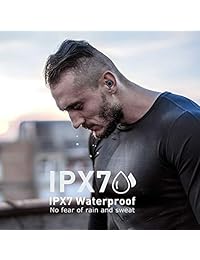 Mpow   Auriculares inalámbricos actualizados, Bluetooth con control táctil, IPX7, impermeable, 2 modos, BT 5.0   21h tiempo de reproducción con caja de carga, micrófono para iPhone, Samsung Huawei etc.