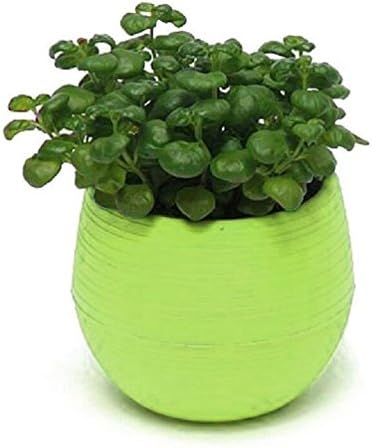 Heliyan Garden Plant 1pc Gardening Mini Plastic Flower Pots Vase Square Flower Bonsai Planter Nursery Pots/flower pots planters/Garden pot 5 Colors
