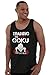Training to Beat Goku Super Nerdy Ninja Tank Top Black