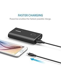 Anker [6-Pack] Powerline Cable de carga micro USB   durable [Varios longitudes] para Samsung, Nexus, LG, Motorola, Smartphones Android y más (Negro)