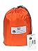 Utopia Home Supreme Nylon Hammock- Supports Up to Two People or 400 LBS - Porch, Backyard, Indoor, Camping - Durable, Ultralight Material - Includes Hanging Straps (Orange)