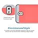 Note 3 Case, Galaxy Note 3 Case - ULAK Hybrid Slim Hard Back Case Cover Rubber Bumper 2in1 Daul Layer w/ Card Storage for Samsung Galaxy Note 3 III N9000 (Coral Pink/Gray)
