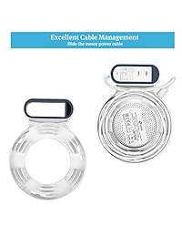 STANSTAR   Soporte de pared para TP Link Deco M5 (sistema WiFi de malla para el hogar, soporte resistente para TP Link Deco M5, ahorro de espacio, TP Link, enganche para soporte de pared, enchufe sin cables ni tornillos 3 paquete de