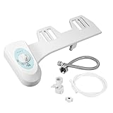 Oak Leaf Bidet Toilet Attachment,Fresh Water Spray Non-electric Mechanical Bidet Toilet Seat Attachment