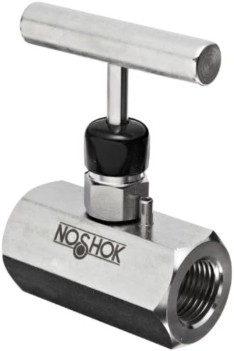 NOSHOK 500 Series Steel Soft Seat Needle Valve, 1/4" NPT Female, 6000 psi Pressure Range