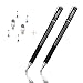 Mixoo 2-in-1 Precision Disc & Fiber Stylus with Replaceable Tips for Capacitive Touch Screen Devices (Black/Black)