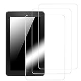 [3-Pack] Fintie Screen Protector for Fire 7 2015 - [Ultra-Clear] Screen Shield Protector for Amazon Fire 7 Tablet (will only fit Fire 7