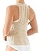 Neo-G Dorsolumbar Support Brace - Back Support For Early Kyphosis, Rounded Shoulders, Posture Correction, Muscular Aches, Lumbar Support - Fully Adjustable - Class 1 Medical Device - Medium - Tan