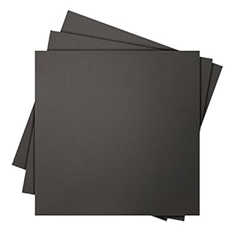 Amazon Com Heasen 5 Pcs3d Printing Build Surface 120x120mm For For Up Mini 2 3d Printer Square Black Sheet Super Stick Sheet Industrial Scientific