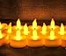 Easy Gift Ideas Flameless LED Battery Operated Tealight Candles 24 Bulk Pack of White Tealights