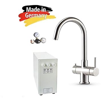 Sprudel-Lok Sprudel aus dem Wasserhahn! Untertisch-Trinkwassersystem - Trinkwassersprudler NEUHEIT! inkl. 3-Wege-Zusatzarmatu
