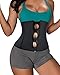 BRABIC Women's Neoprene Zipper & Buckle Underbust Cincher Waist Trainer Corset Sport Workout Body Shaper Tummy Control