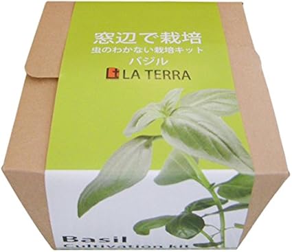 Amazon 窓辺で栽培 虫のわかない栽培キット クリスタルグレイン バジル 5 野菜