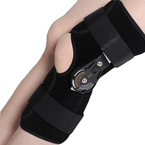 Ober Adjustable Medical Hinged Knee Orthosis Brace Support Ligament Sport Injury Orthopedic Splint Osteoarthritis Knee Pain Pads (S)