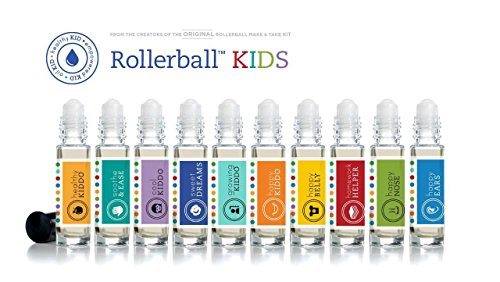 Roller Ball Kids Essential Oil Make And Take Workshop Kit - Includes Labels, Recipes, Postcard Invitations & Tip Sheet For Up To 10 People - Everything You Need To Host Your Own DIY How To Class - Thumbnail 4