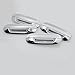 E-Autogrilles Triple Chrome Plated ABS 4 Door Handle Covers for 02-09 Chevrolet Trailblazer+02-09 GMC Envoy+00-05 Cadillac DeVille+06-11 Cadillac DTS+03-07 Cadillac CTS+03-08 Isuzu Ascender+04-07 Buick Rainier+02-04 Oldsmobile Bravada+05-09 Saab 9-7x ( 64-0129 )