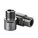 PROKTH Bike Pedals, Spacer Extenders, 1 Pair Bicycle Pedal Spacers for Universal Fit Bike Pedal Cleat Spacer Extenders Adapters for Any Bicycle 9/16 in. Threaded Pedals (Titanium)