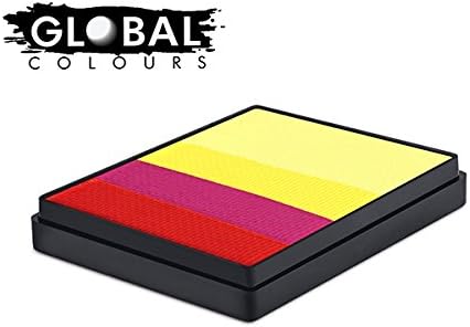 Global Body Art Face Paint - Rainbow Cake Spain 50gr