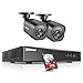 ANNKE Security Camera Systems 8CH 5MP Lite H.265+ DVR with 1TB Hard Drive Pre-Installed and (2) 1080P Weatherproof CCTV Bullet Cameras, Email Alert with Snapshots-E200