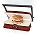 Oster DuraCeramic Panini Maker and Grill, Candy Apple Red