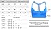 Queenie Ke Women's Light Support Cross Back Wirefree Pad Yoga Sports Bra Size S Color Blue