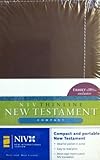 Leather Bound NIV Thinline New Testament Burgundy Compact Bible Book