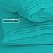 Nestl King Sheet Set - Luxury 1800 Ultra-Soft Microfiber King Bed Sheets - Double Brushed - Deep Pockets - Easy Fit - 4 Piece Set - Bedding Sheets & Pillowcases (King, Teal)