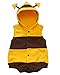 Kidsform Infant Baby Long Sleeves Cute Romper Bodysuit Playsuits Overalls Outfits Set With Vest Yellow 85/12-18M