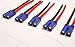 Lot(5) EC5 Male Connector Adapter 10CM 10awg Wire for RC ESC Charger Side