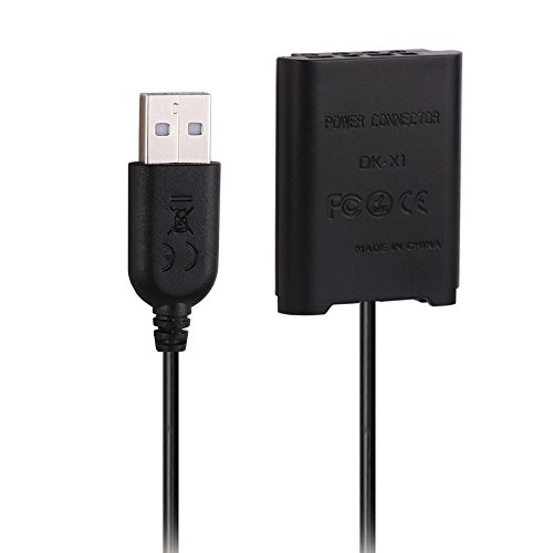 DK-X1 DC Coupler USB Power AC Adpater Kit Replacement for NP-BX1 Dummy Battery for Sony Cybershot DSC-RX1 RX1R RX100 II RX100 III RX100 IV M2 M3 M4 Digital Cameras