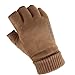 Monoche Half Finger Mittens Gloves Touch Screen Windproof Waterproof for Out Indoor Sports Men Women Cycling Driving Riding (Coffee)thumb 2