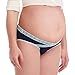 Intimate Portal Women Under the Bump Maternity Panties Pregnancy Postpartum Underwear 5 Pack Lace Multicolor Pink Beige Brown Black Blue Large