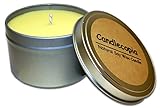 Candlecopia Honeysuckle Jasmine Strongly Scented Sustainable Vegan Natural Soy Travel Tin Candle