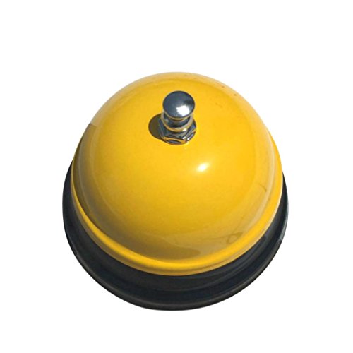 Big Call Bell, 2.95 Inch Diameter, Chrome Finish, All-Metal Construction, Desk Bell Service Bell for Hotels, Schools, Restaurants, Reception Areas, Hospitals, Warehouses by Molyveva (I) - Thumbnail 4