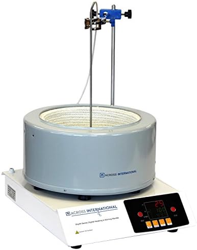 Across International DigiM5.110 PID Controlled Digital Heating Mantle, 5L, 300 Degree C, 2000 RPM
