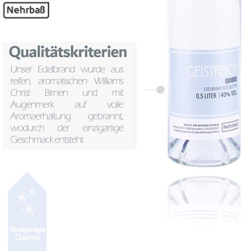Nehrbaß - 2er Set Birnenbrand aus der Williams Christ Birne 0,7 Liter - Premium Edelbrand 40% Vol. - Birnen Obstbrand… – Bild 6