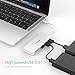 LENTION USB C Hub with 3 USB 3.0, SD/Micro SD Card Reader & Charging Compatible 2022-2016 MacBook Pro, New Mac Air/iPad/Surface/More, Stable Driver Certified Adapter (CB-C16s, Silver)