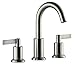 Derengge LFS-0188-BN Two Handle 8 Inch Widespread Bathroom Sink Faucet with Pop up Drain, Brushed Nickel