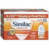 Similac Sensitive Ready to Feed Infant Formula w/Iron (32 oz. bottles, 8 pk.)