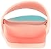 adidas Women's Adilette Cloudfoam Plus Slides Sandals, Easy Coral/Haze Coral/Easy Mint, 9